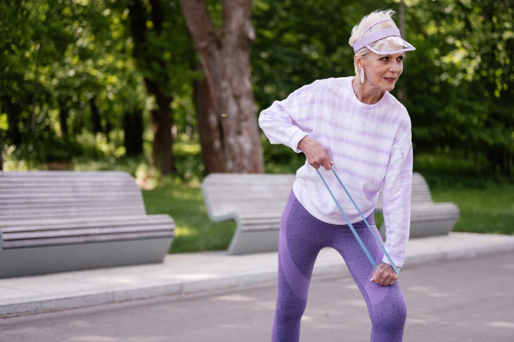 Active Adult Woman Senior Fitness